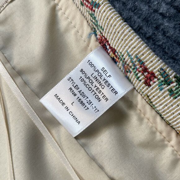 Altar’D State Size Large Demi Brocade Tapestry Tie Back Corset Strapless Top NEW - Picture 10 of 15